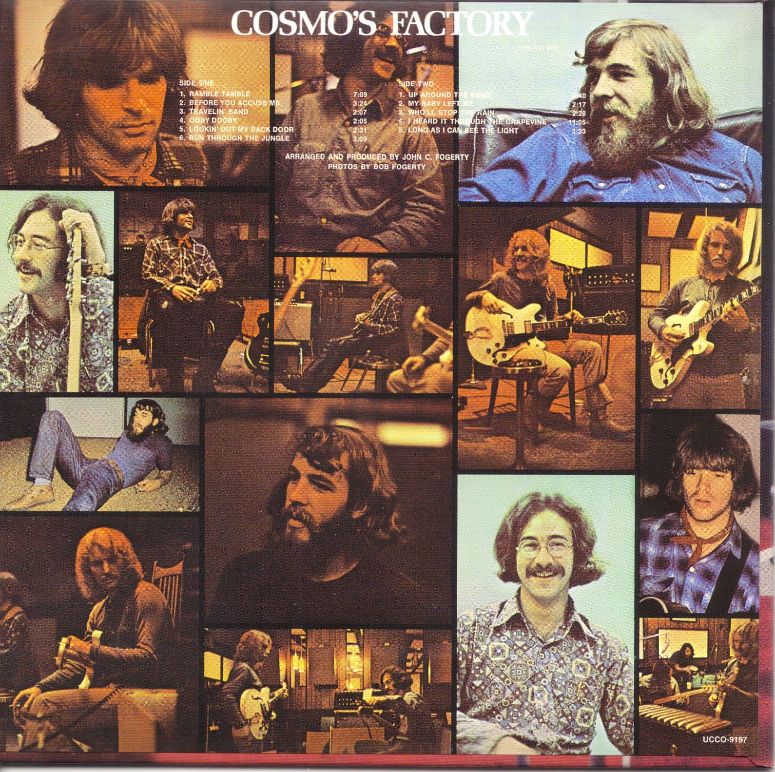 Creedence Clearwater Revival Cosmos Factory 40th Anniversary Edition : Back JPN